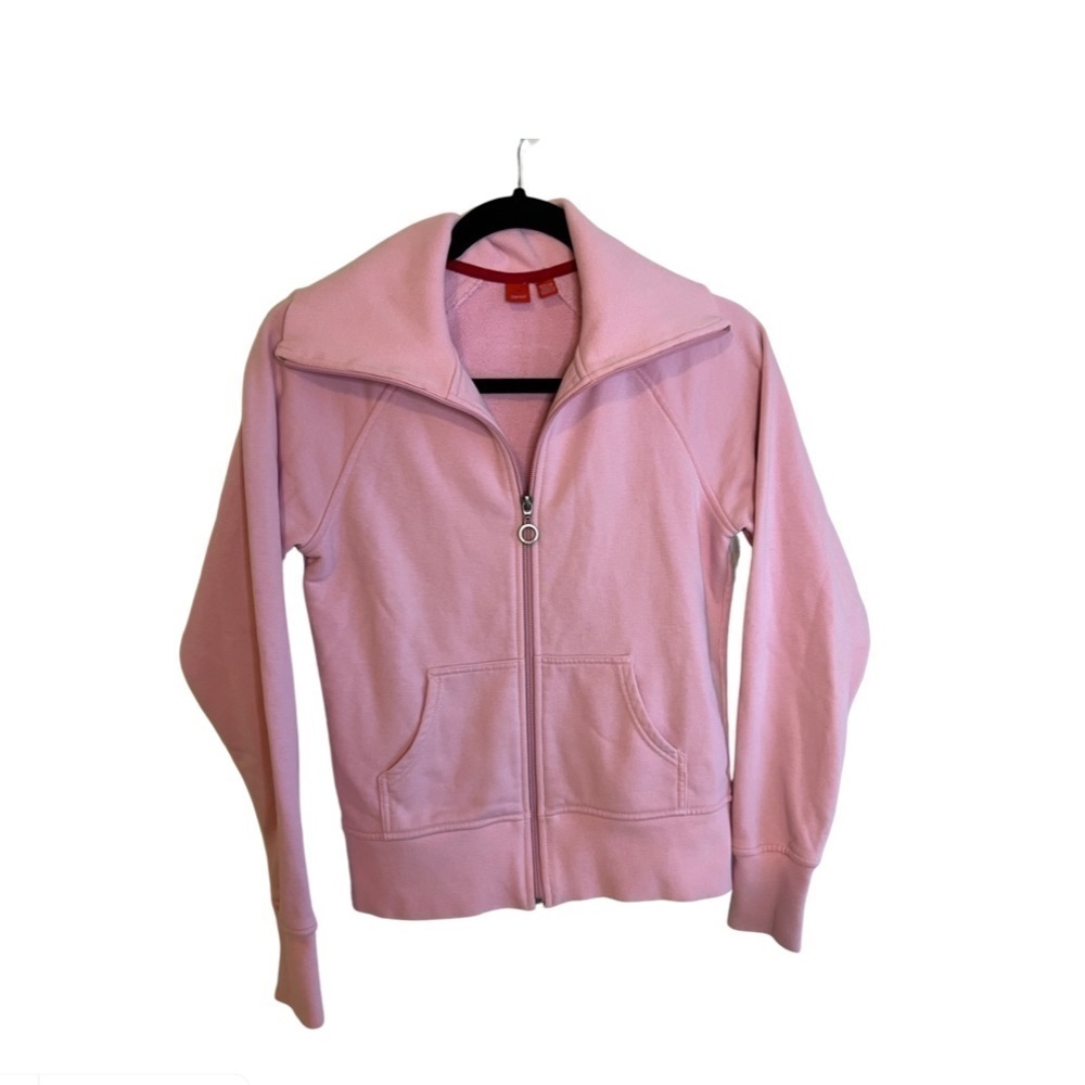 𝅺ESPRIT Zip Up Hoodie in Beautiful Pink - Size XS